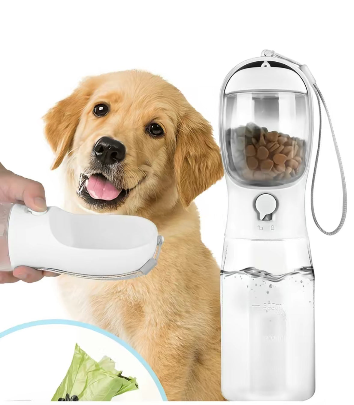 Three-In-One Small Multi-functional Pet Bottle
