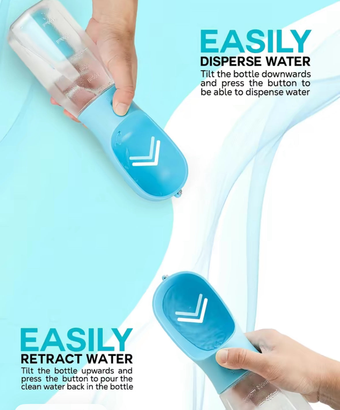 Three-In-One Small Multi-functional Pet Bottle