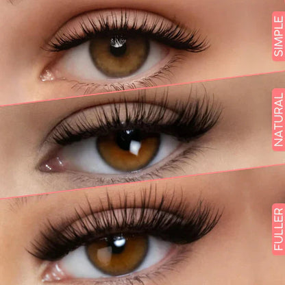Three Pairs Of Quantum Magnetic False Eyelashes