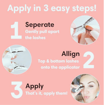 Three Pairs Of Quantum Magnetic False Eyelashes